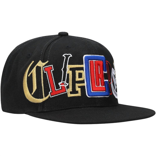 Mitchell & Ness - MEN'S NBA LOS ANGELES CLIPPERS HYPE TYPE SNAPBACK CAP