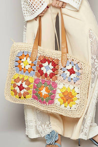Pol - Crochet Squares Tote Bag