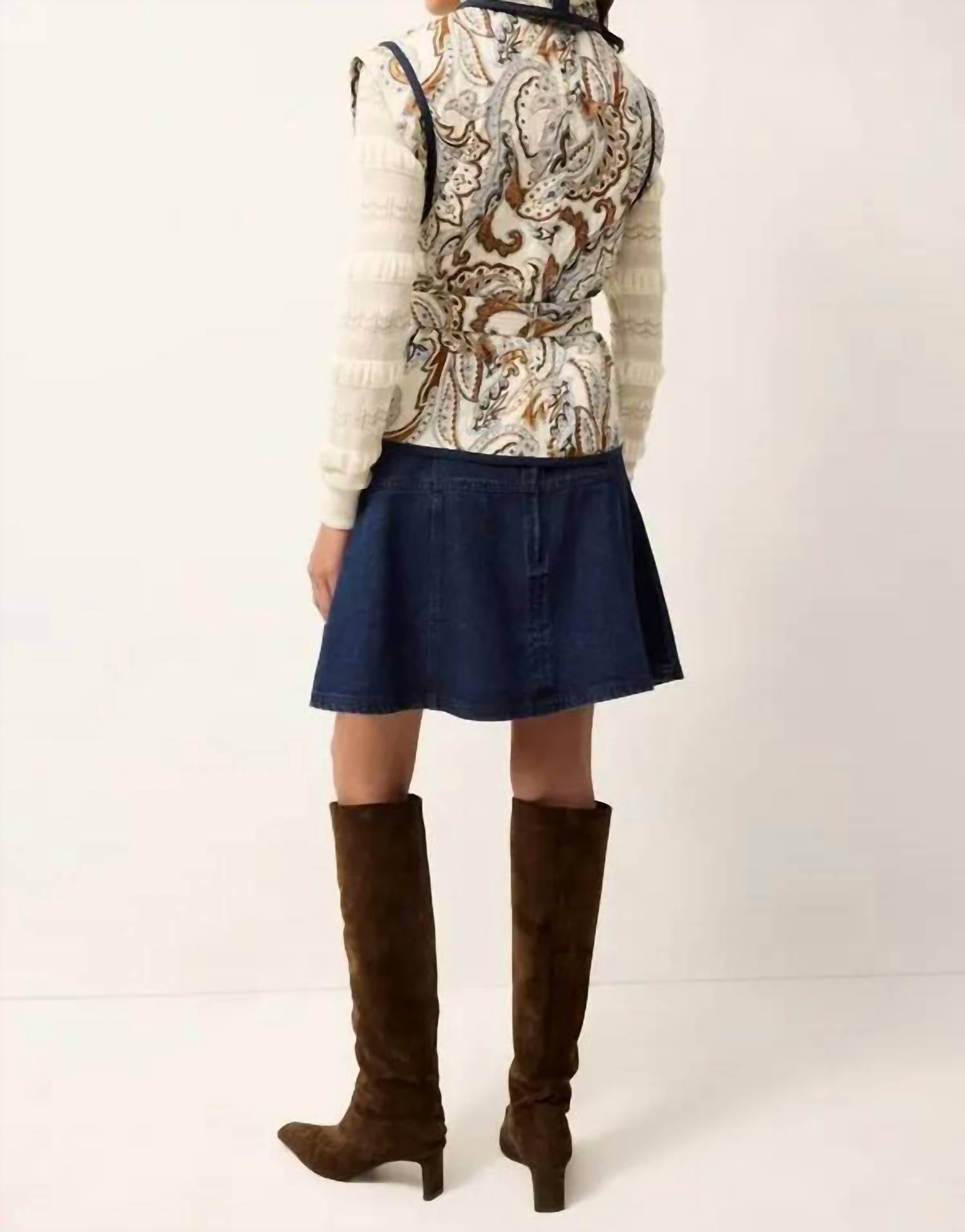 Marie Oliver - Bowie Paisley Vest