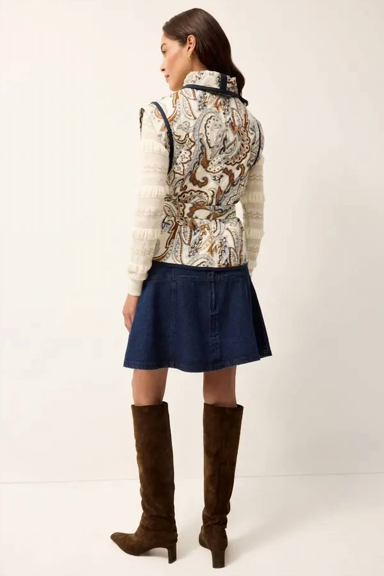Marie Oliver - Bowie Paisley Vest