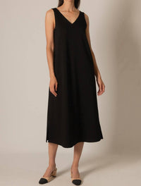 B.Young - Classic Ease Linen Blend Dress