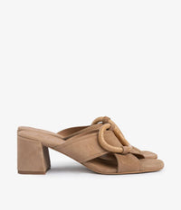 Pedro Garcia - Women's Uxia Suede Cross Strap Sandal