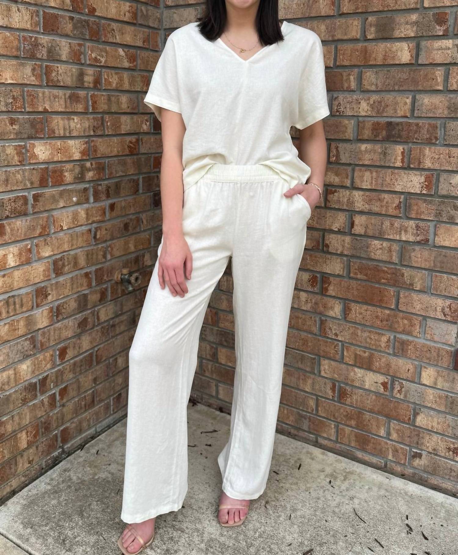 B.Young - Linen Blend Pants