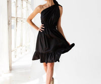 Demi Midi Silk Dress