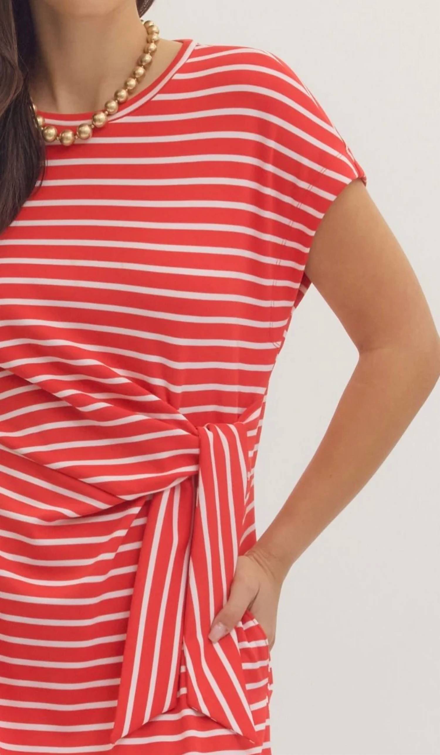 Entro - Sweet Caroline Stripe Dress