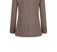 Triona - Houndstooth Una Patch Pocket Tweed Jacket
