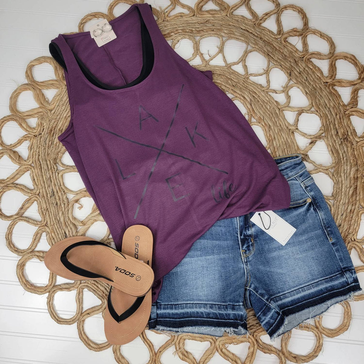 Zenana - Women's Lake Life Graphic Tank
