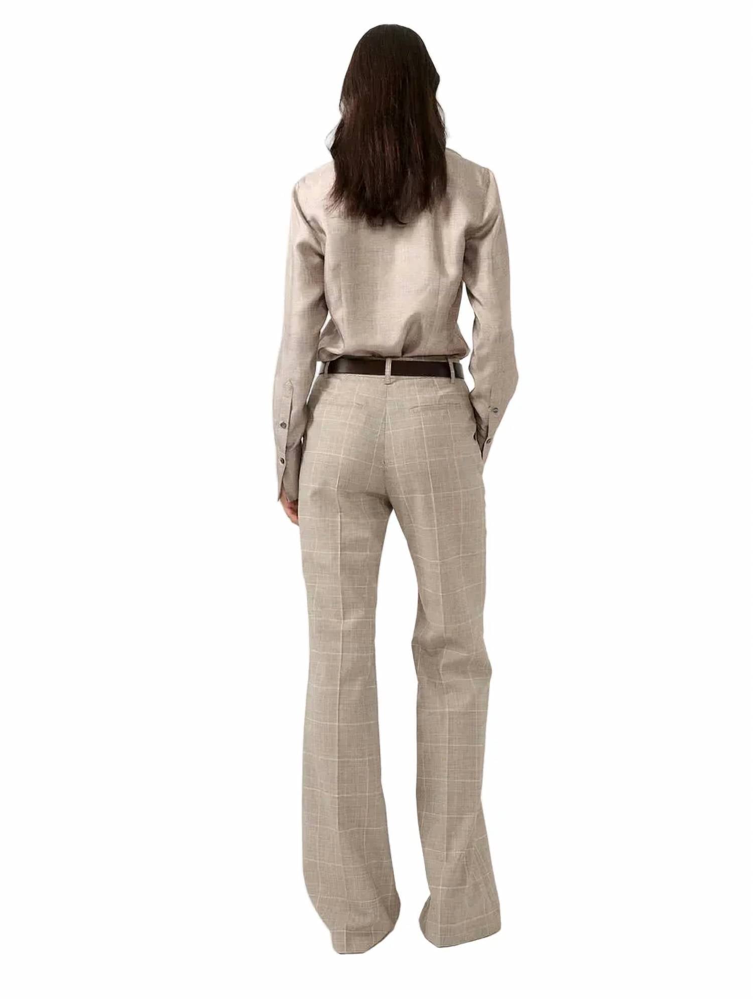 Barbara Bui - Prince of Wales check flare trouser