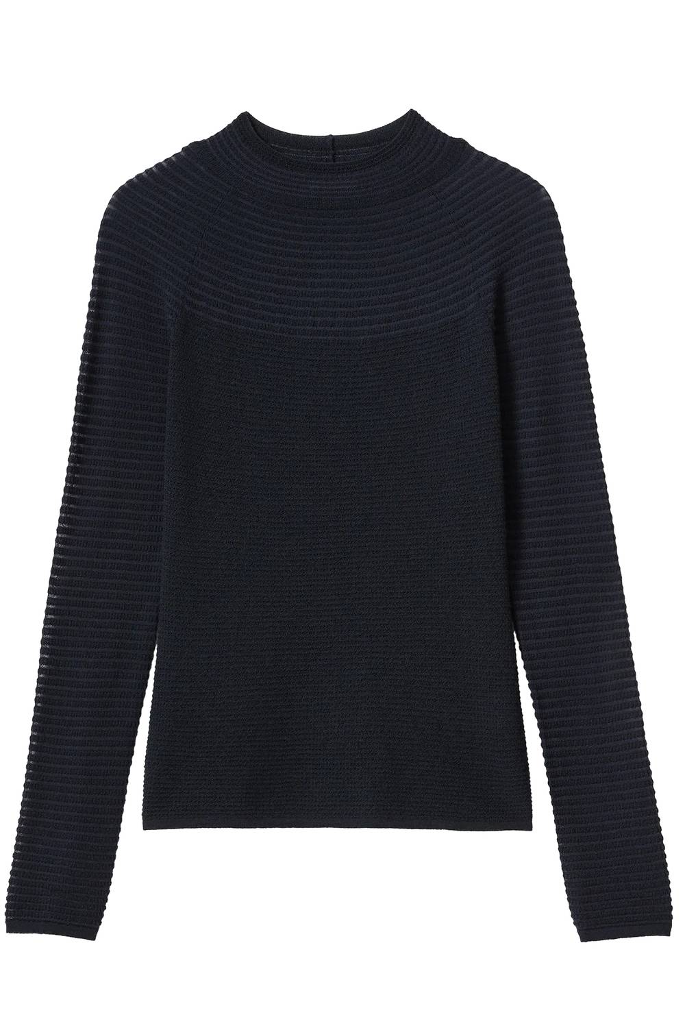 Lafayette 148 - Fine Gauge Merino Textured Stripe Sweater