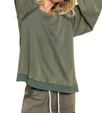 Pol - Zoey Criss-Cross Back Sweatshirt