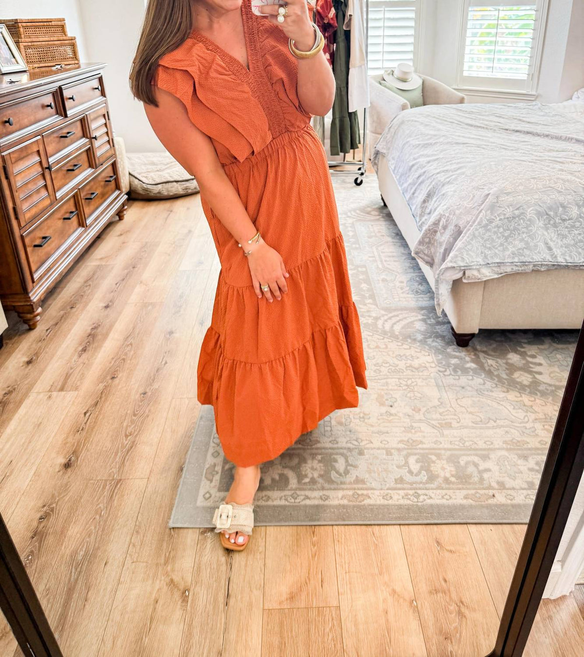 Thml - Ruffle Midi Dress