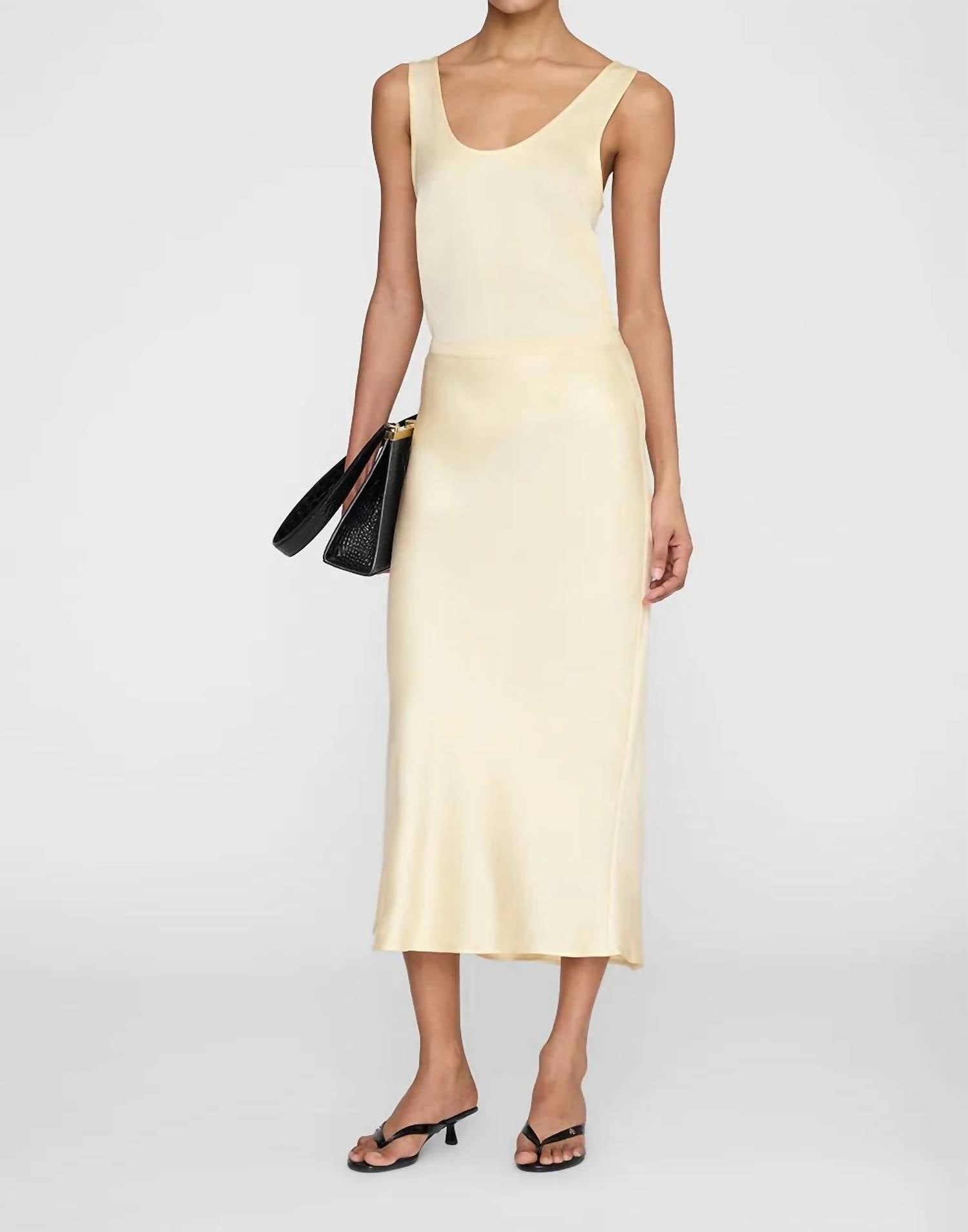 Anine Bing - Bar Silk Skirt