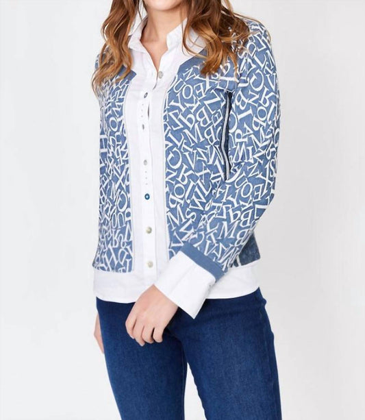 Dolcezza - Letter Print Blouse