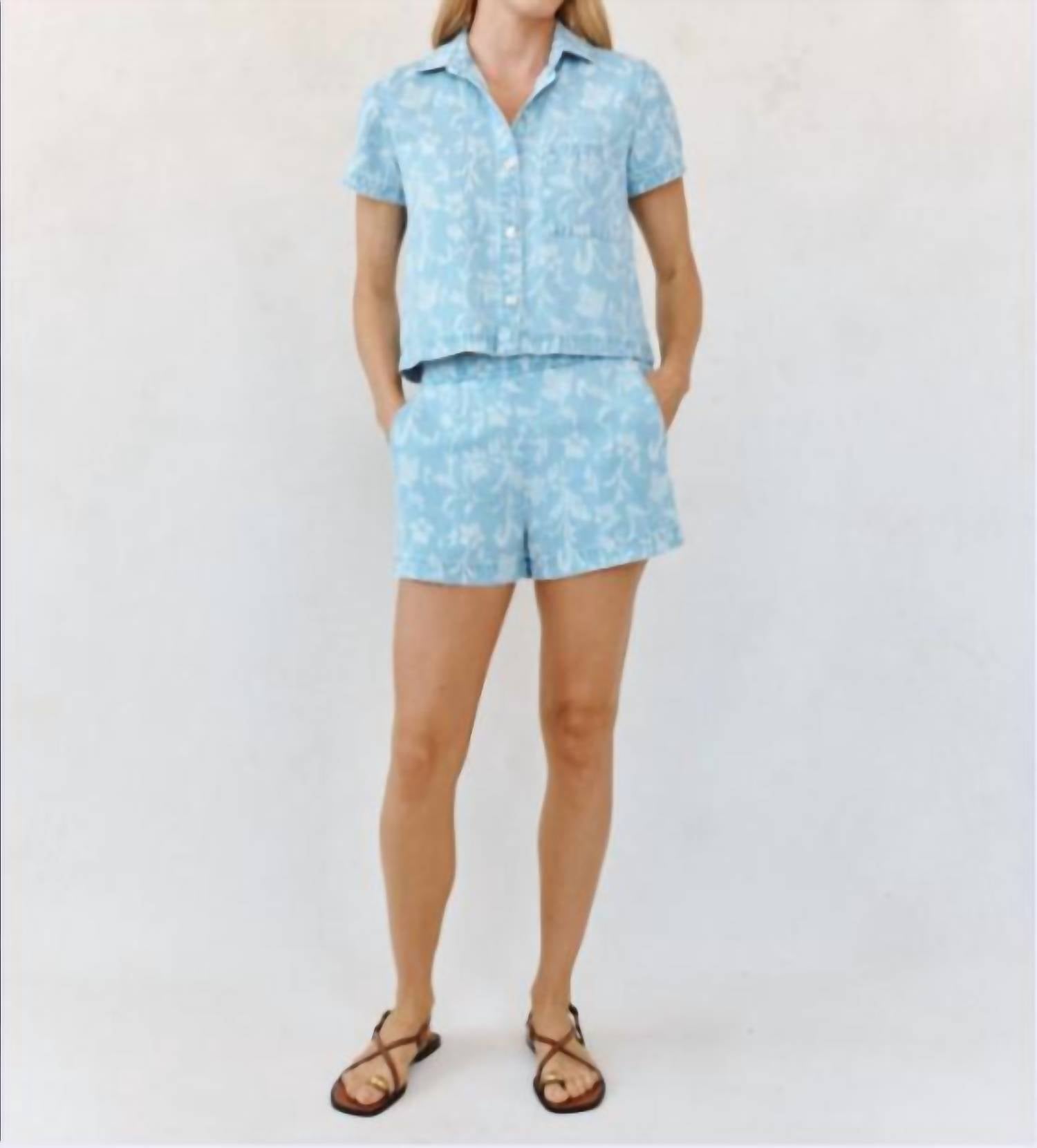 Bella Dahl - Short Sleeve Pocket Button Down Shirt