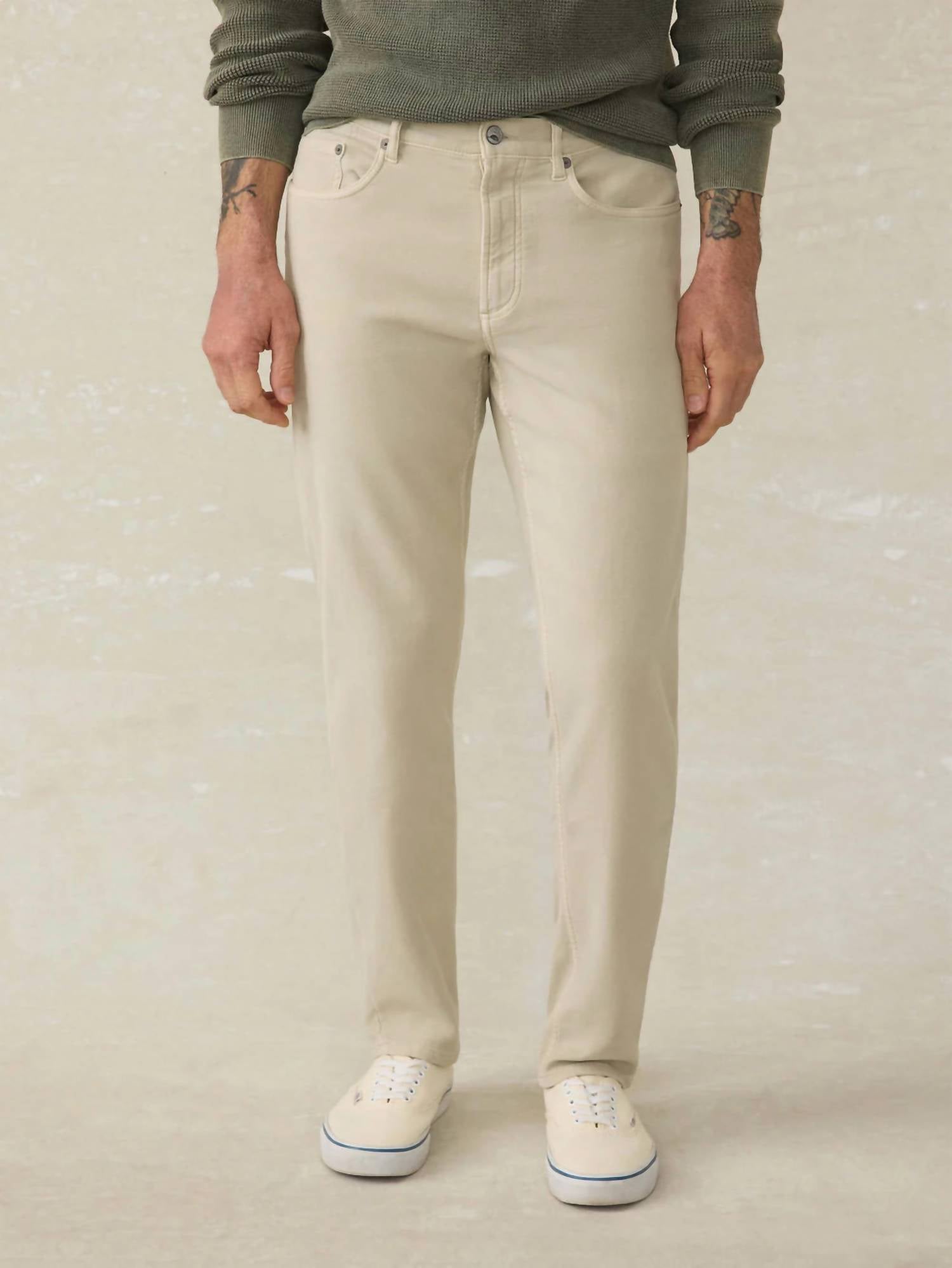 Faherty - Stretch Terry 5 Pocket Pants