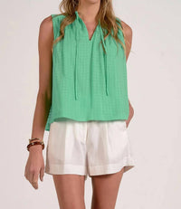Elan - Tie V-neck Top