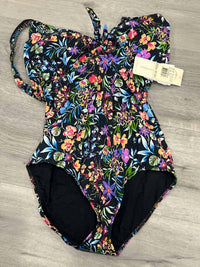 Profile By Gottex Flora V-neck One Piece in floral - women's swimwear - view 4