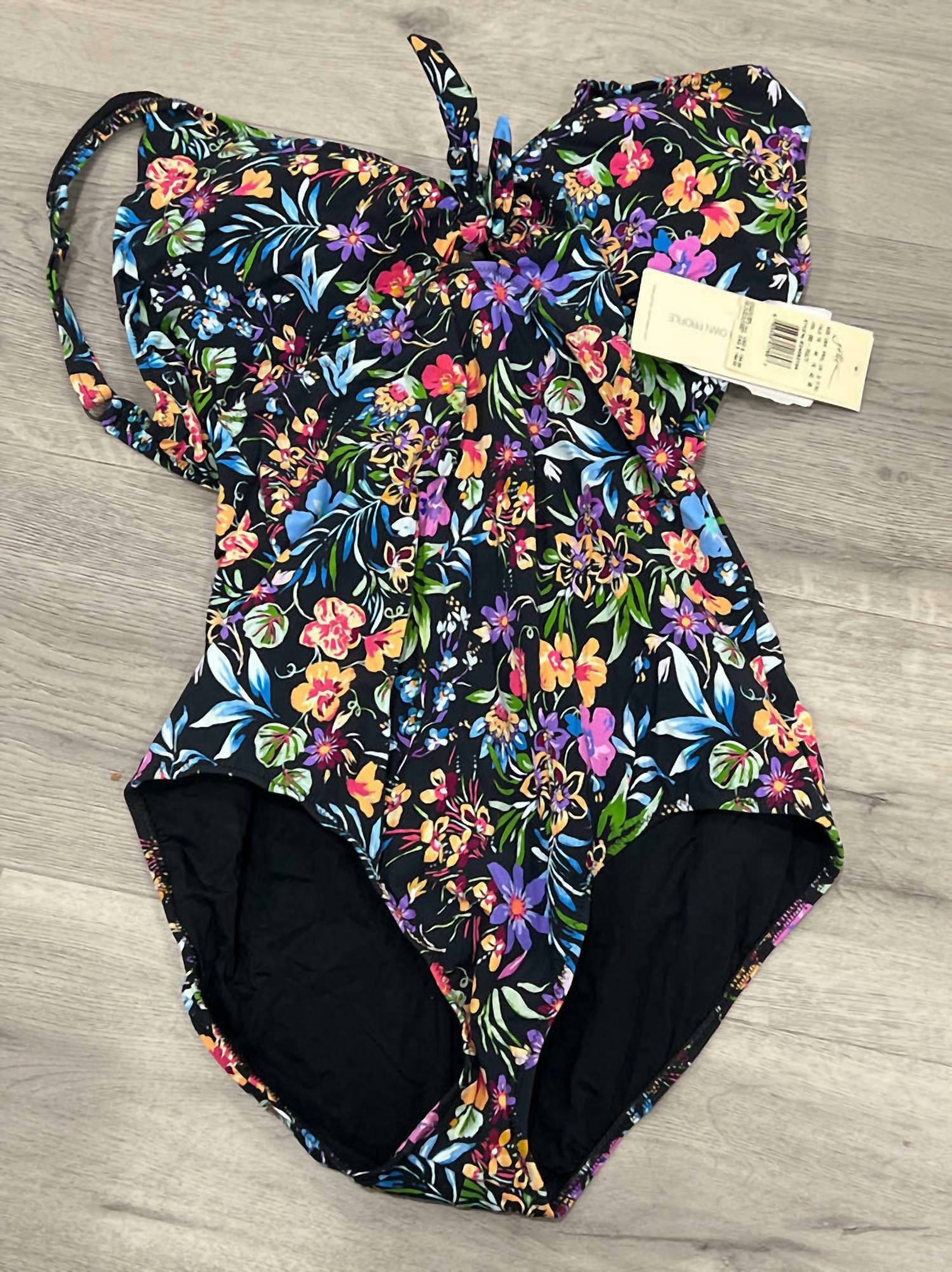 Profile By Gottex Flora V-neck One Piece in floral - women's swimwear - view 4