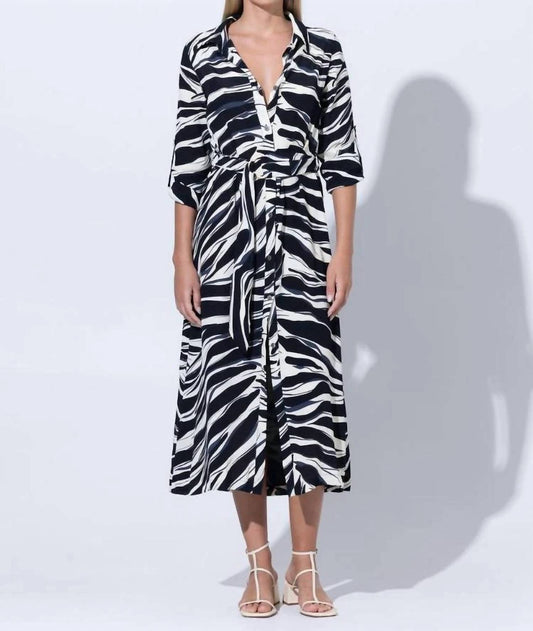 Lusana - Cedar Shirt Midi Dress