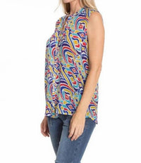 Apny - Button Up Tank Top