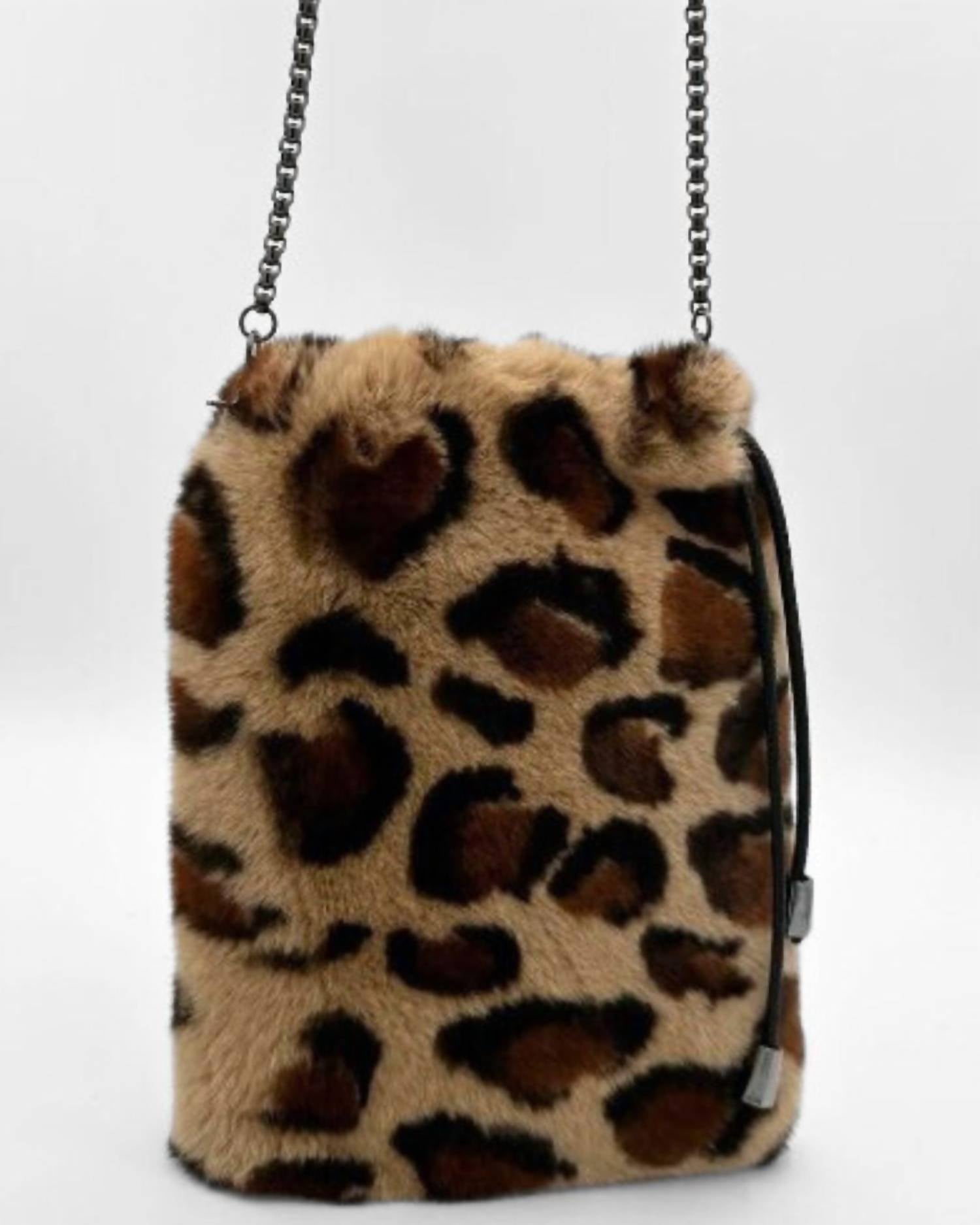 linda richards Women's Mobile Cross Body Bag in leopard - women's bag