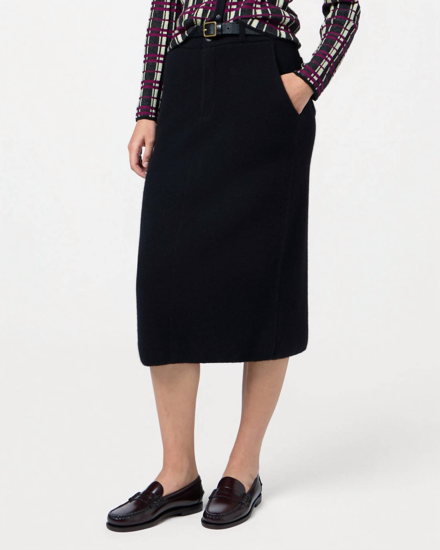Guest In Residence - Tailored Midi Skirt