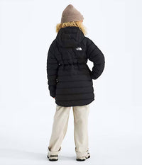 THE NORTH FACE Girls' Reversible Perrito Parka Jacket in black - kids' jacket - alternate view