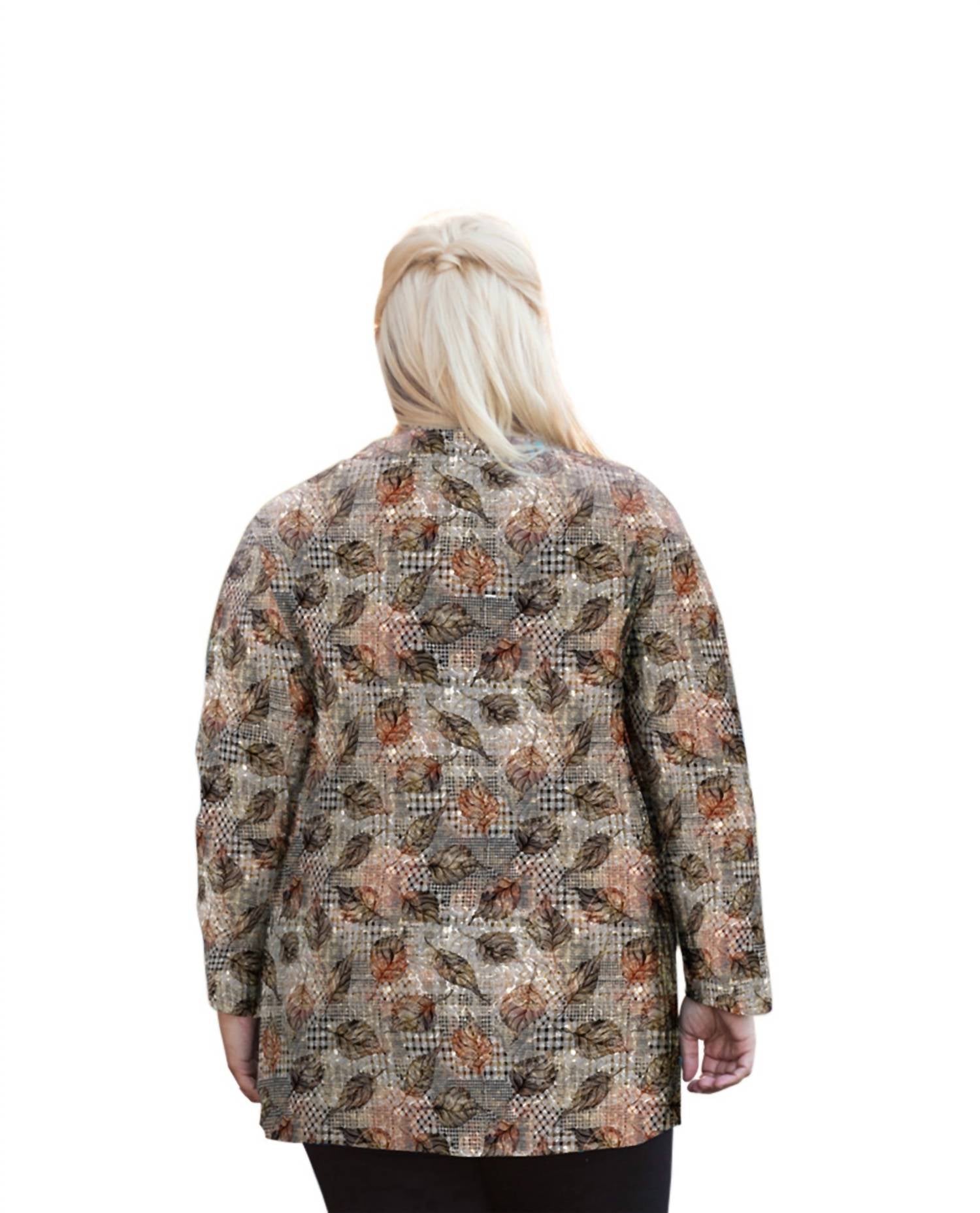On The Plus Side - Print Layla Twofer Top - Plus