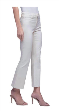 L'Agence - Women's Kendra High Rise Crop Flare Jeans