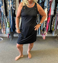 Lulu-B Sexy Mini Dress in black - women's dress - alternate view