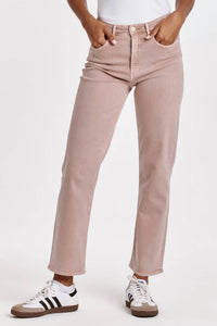 DEAR JOHN DENIM 90s Straight Leg Pants in rose quartz - women's jeans