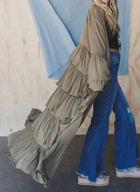 Three Bird Nest - Women's Layers Of Love Kimono