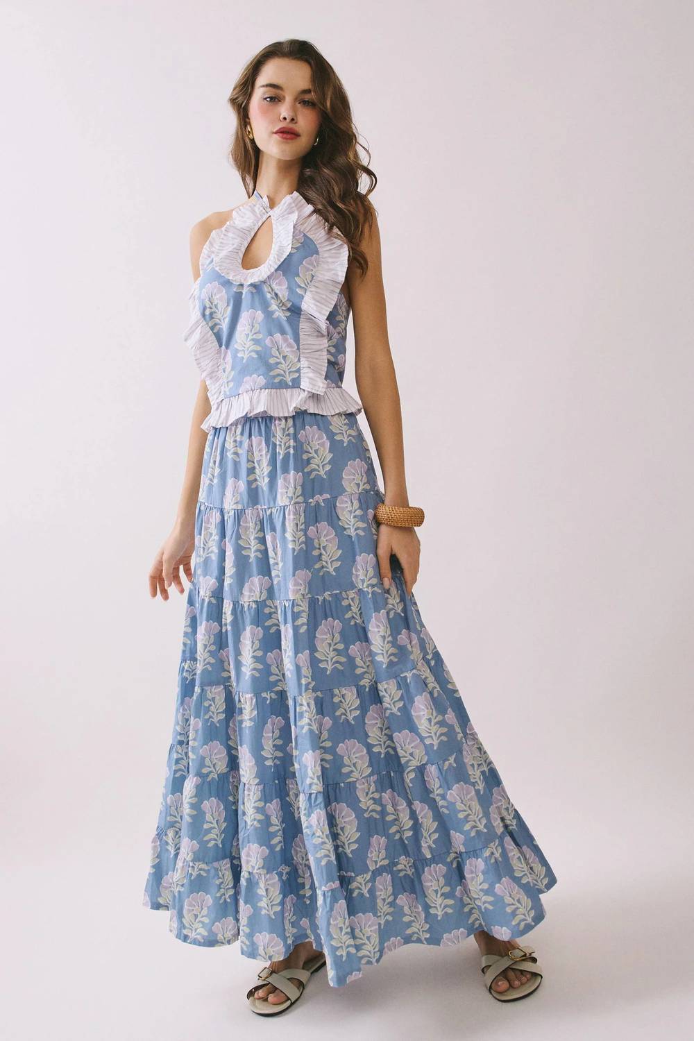 Tcec - Maribel Top And Skirt Set