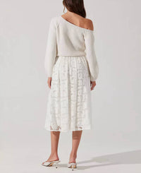 Astr - Ceren Lace Midi Skirt