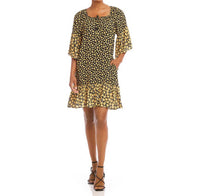 Karen Kane - Felixa Contrast Ruffle Hem Dress