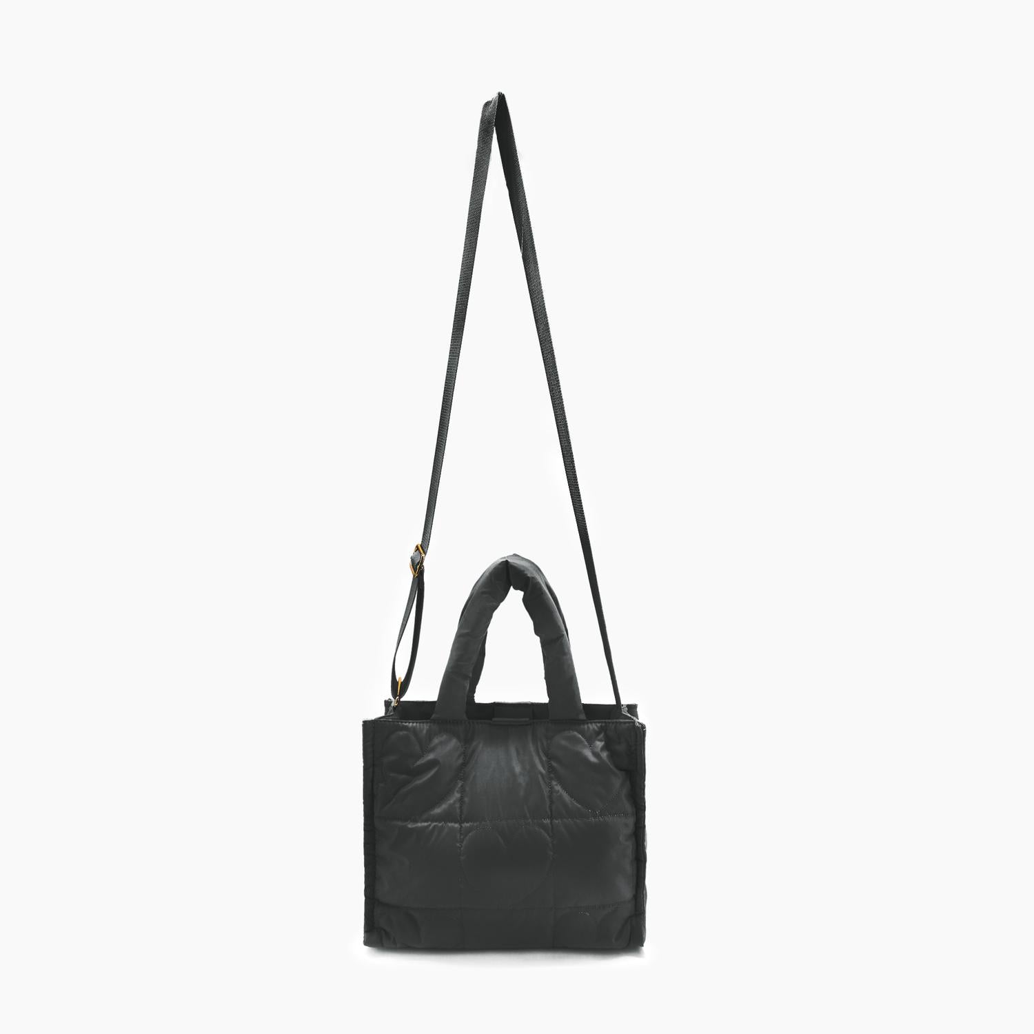 Like Dreams - Women's Kiara Quilted Puffer Heart-embossed Tote Bag