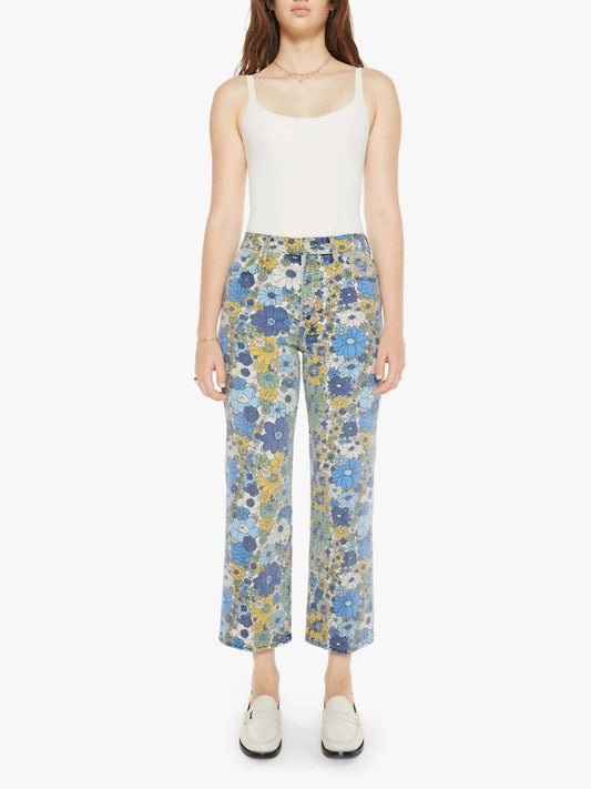 Mother - Rambler Zip Floral Jeans