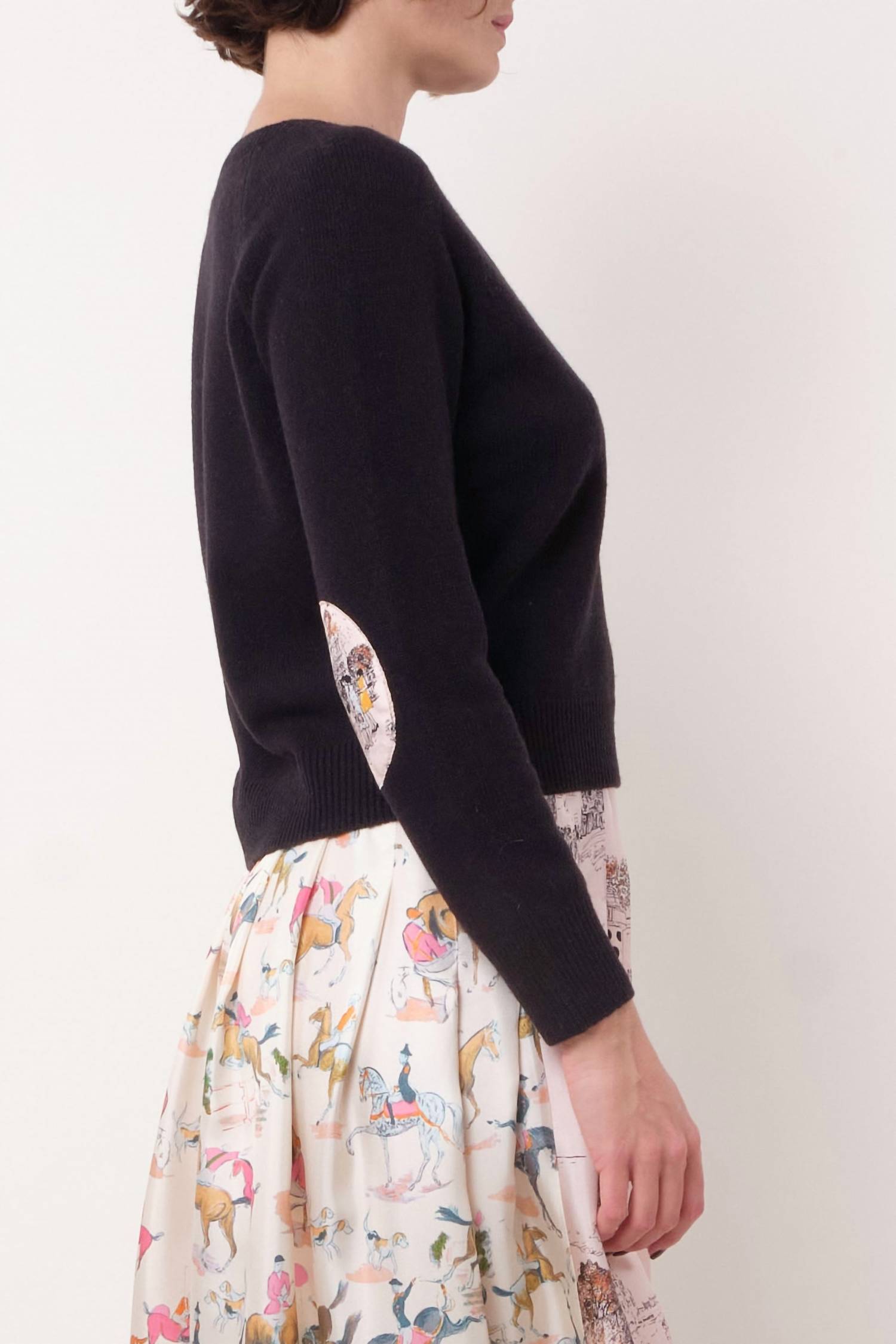 La Prestic Ouiston - Ras Du Cou Elbow Patch Sweater
