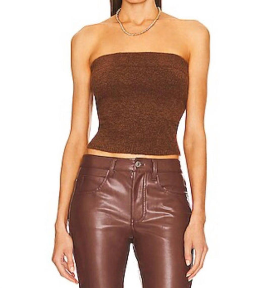 Vince - Strapless Wool And Alpaca Blend Top