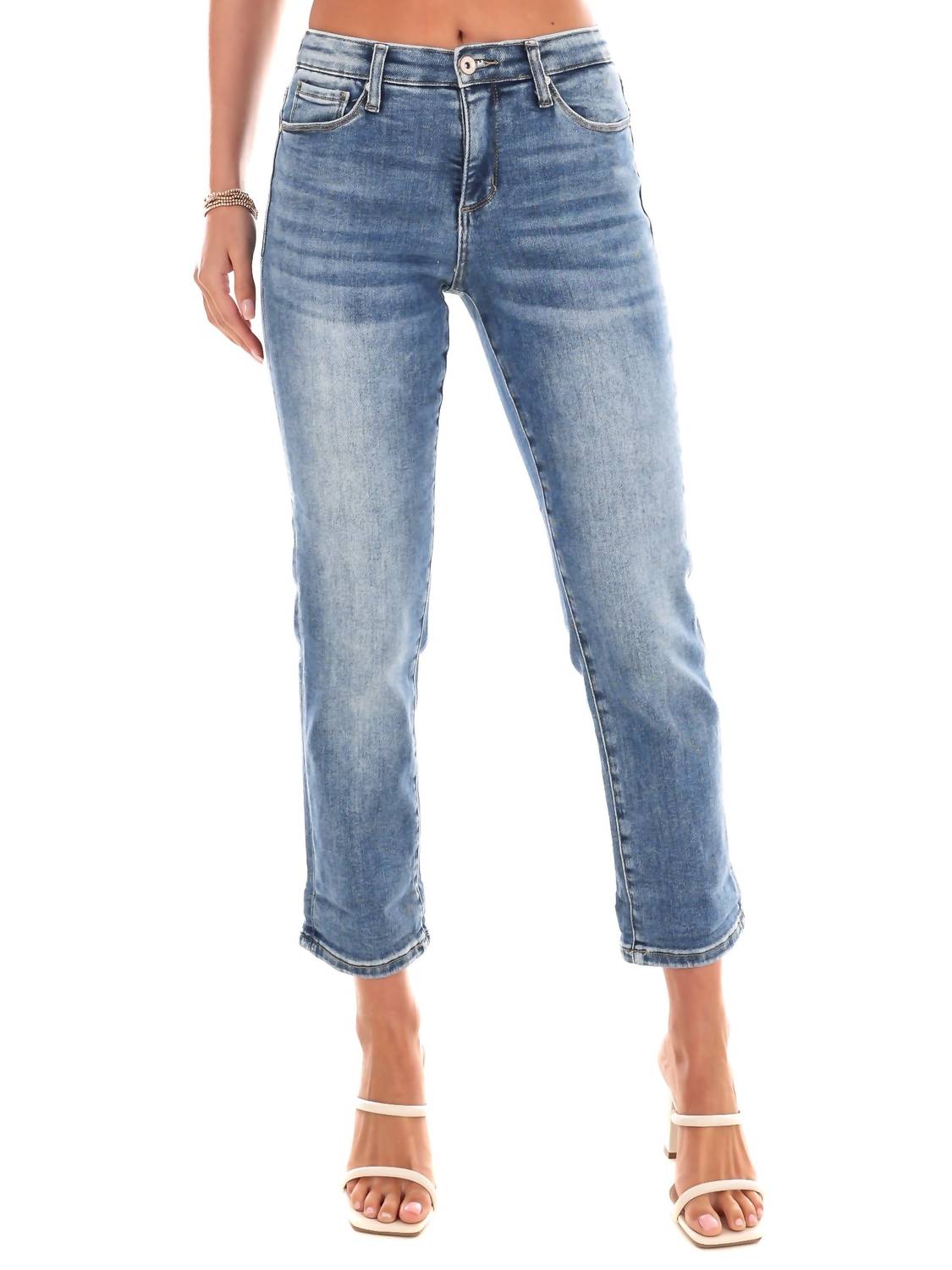 Saige Denim - Fall On Me Mid Rise Boyfriend Jeans
