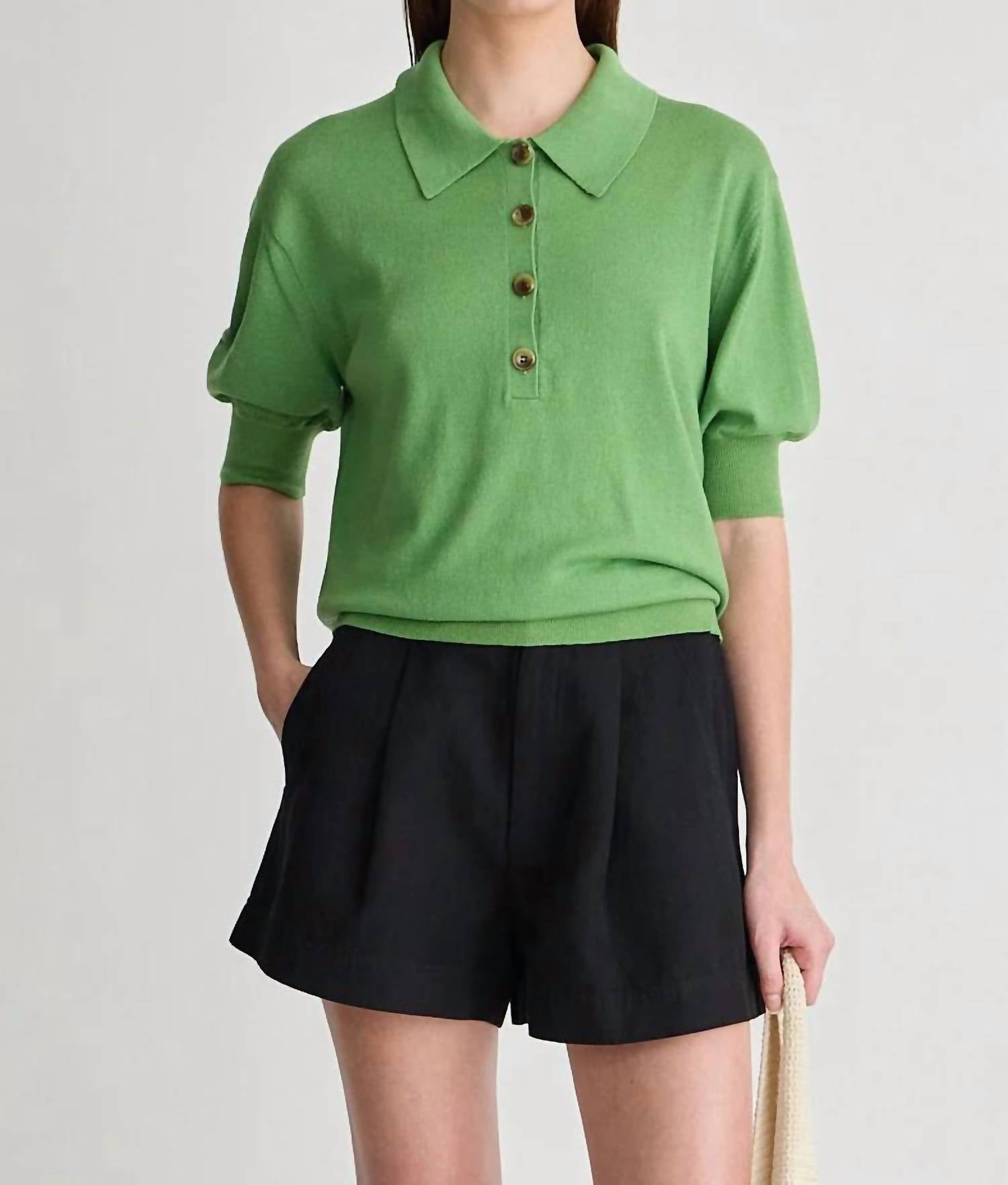 Apiece Apart - Oda Elbow Sleeve Polo