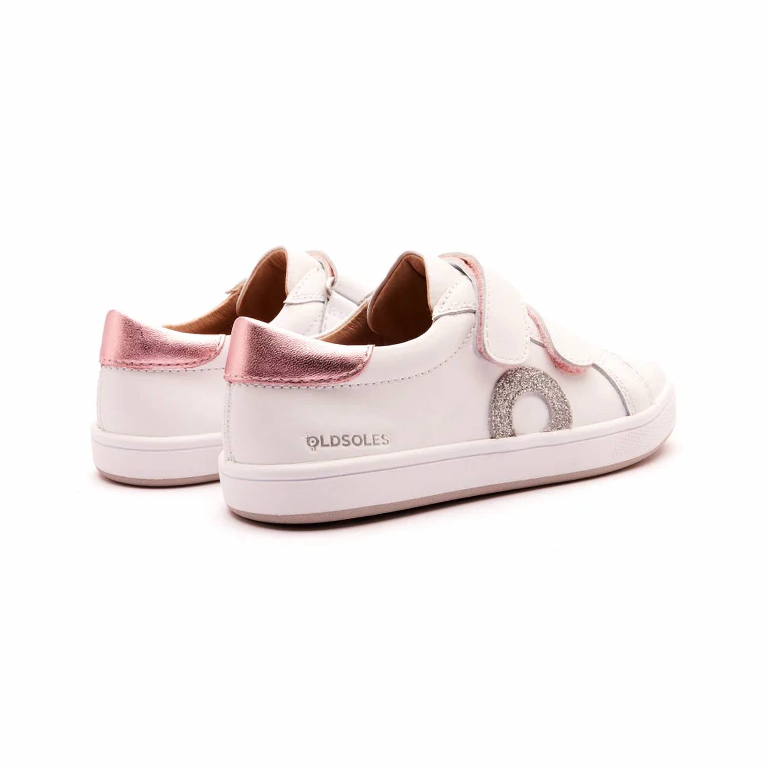 Oldsoles - Kid's Kix Double Strap Vl Half Circle Sneakers