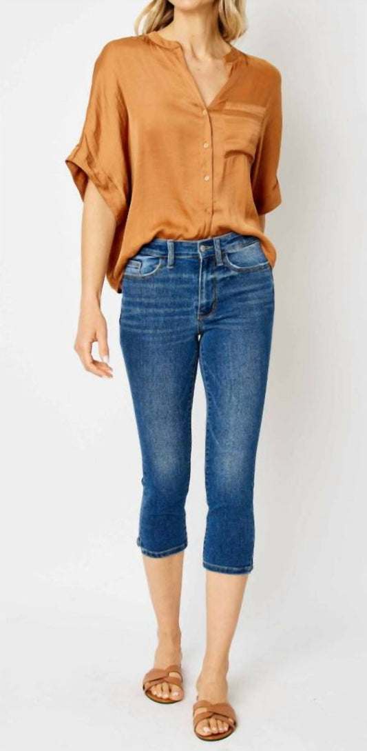 Judy Blue - Callie Mid-rise Capri