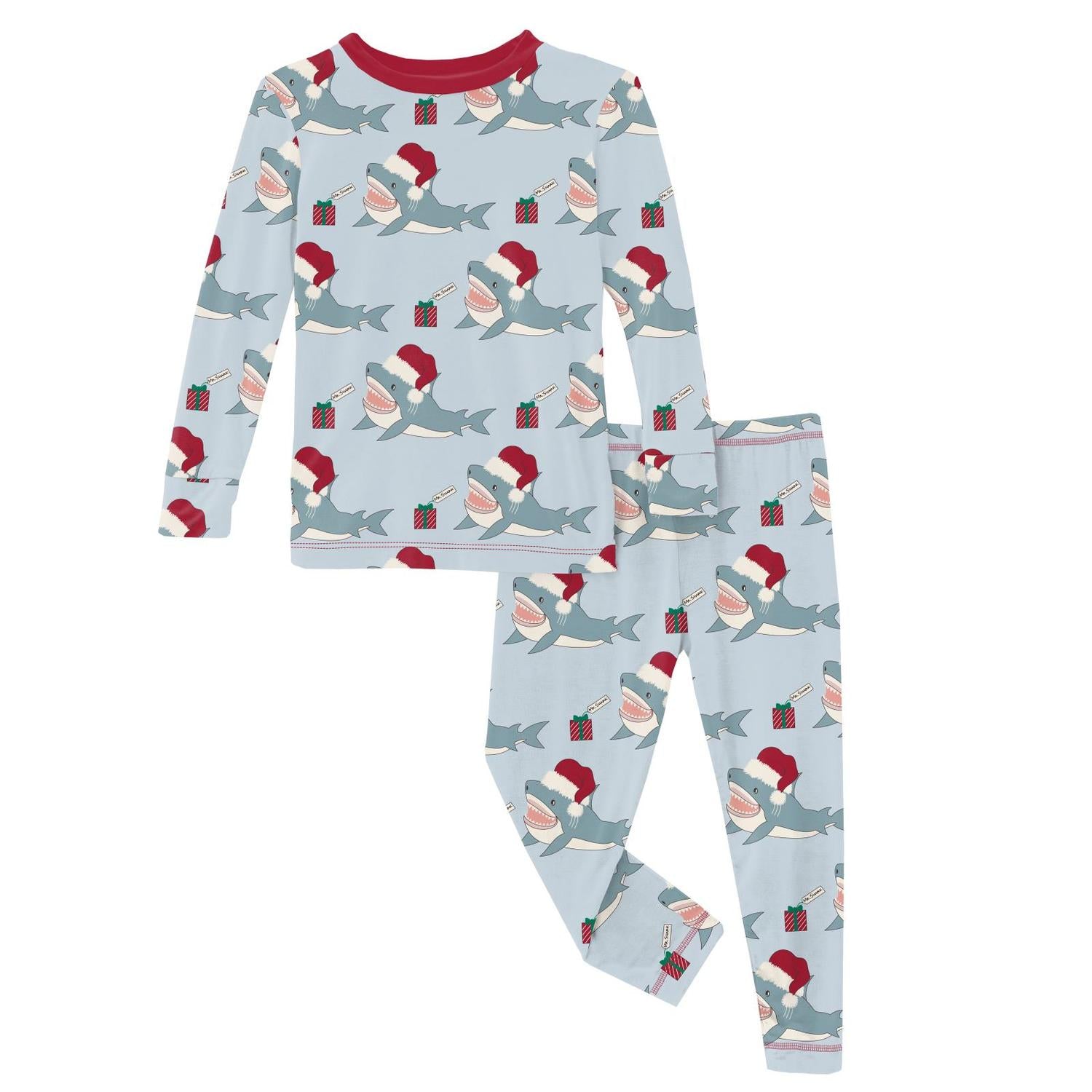 Kickee - Print Long Sleeve Pajama Set