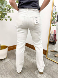 Mica Denim - High Rise Straight Leg Jeans