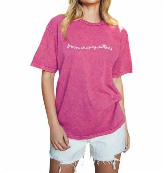 Oat Collective - Forever Chasing Sunsets Mineral Graphic Tee