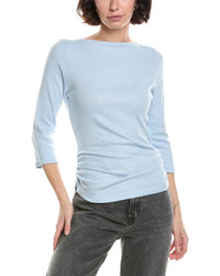 Michael Stars - Asha Quarter Sleeve Straight Neck Top