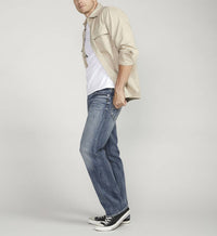 Silver Jeans Co Grayson Jeans in shade indigo - men's jeans - detail view