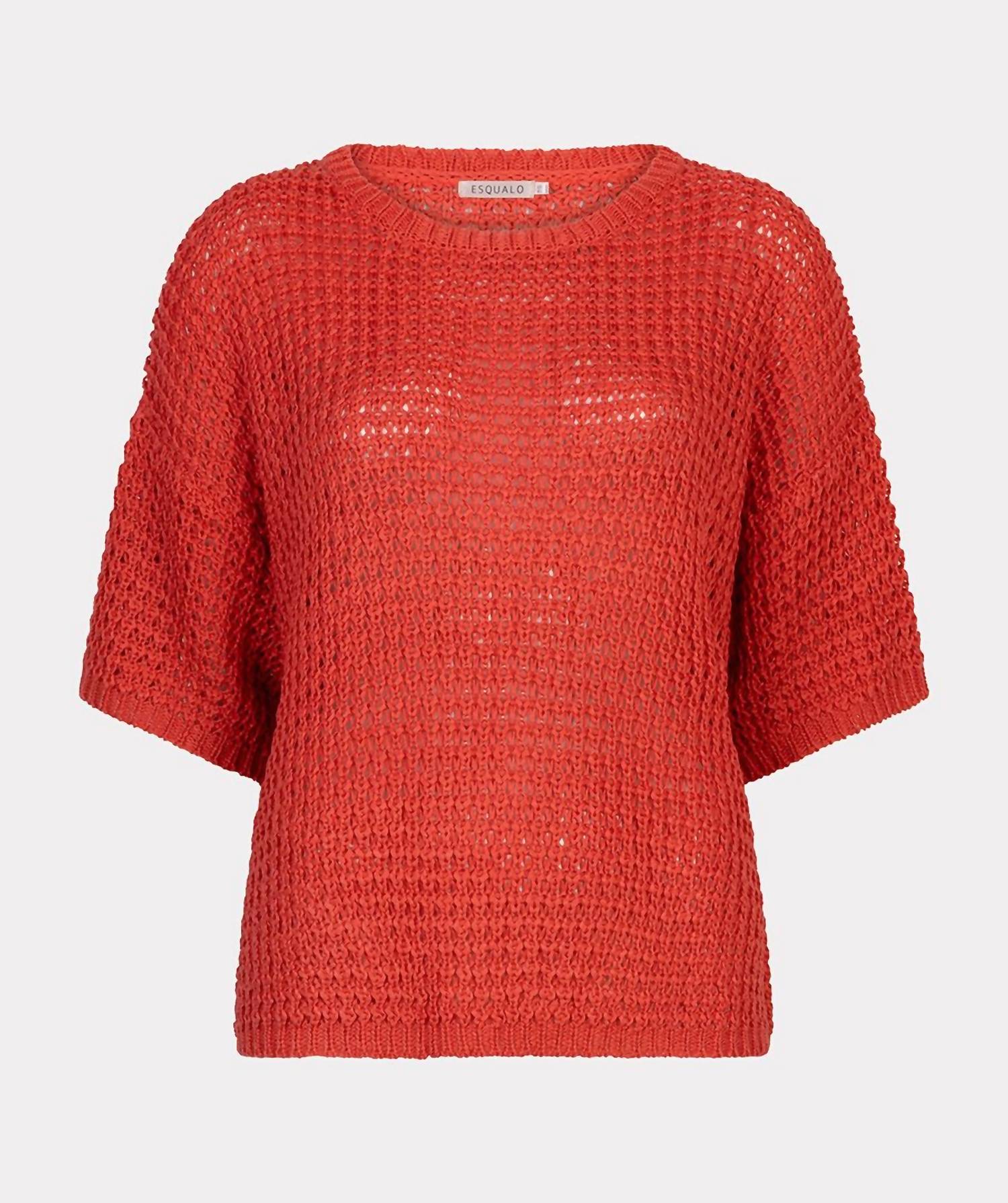 Esqualo - Open Knit Sweater