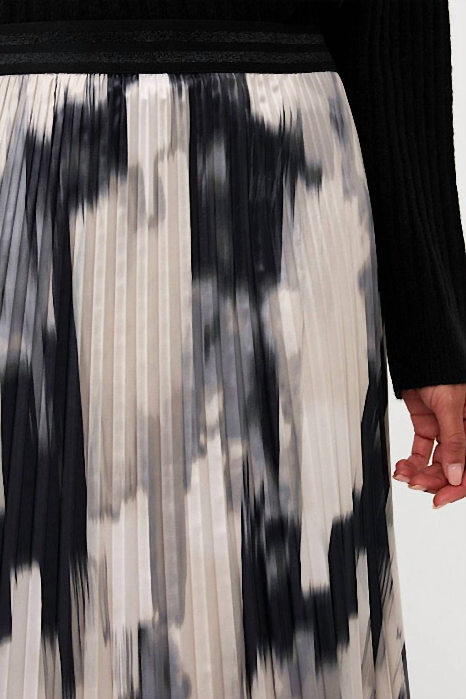 Esqualo - Plisse Midi Skirt